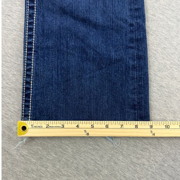Miss Me Women’s Bootcut Jeans‎ Size 30 JS5014B89V Blue Embellished Flap Pockets - Picture 9 of 10